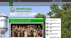 Desktop Screenshot of hempsteadisd.org